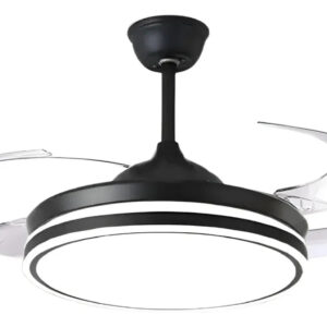 Ventilador de Techo con Aspas Retráctiles y Luz LED – 6 Velocidades + Control Remoto (ENVÍO GRATIS)