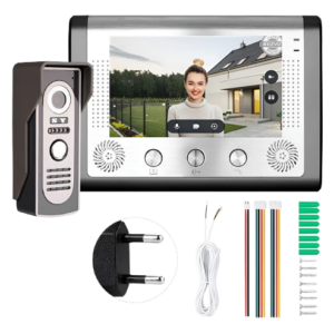 Portero Visor Eléctrico con Pantalla LCD 7” • Cámara FHD • Aleación de Aluminio