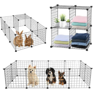 Corral Portátil para Mascotas – Jaula Segura Interior/Exterior con Armado Fácil [ENVÍO GRATIS]