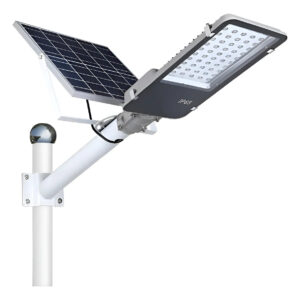Luminaria LED Solar 100 W para Alumbrado Público – Con Brazo y Luz Blanco Frío (ENVÍO GRATIS)