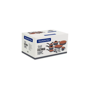 Batería de Cocina Tramontina Turim 10 Piezas 20298/614 Negro